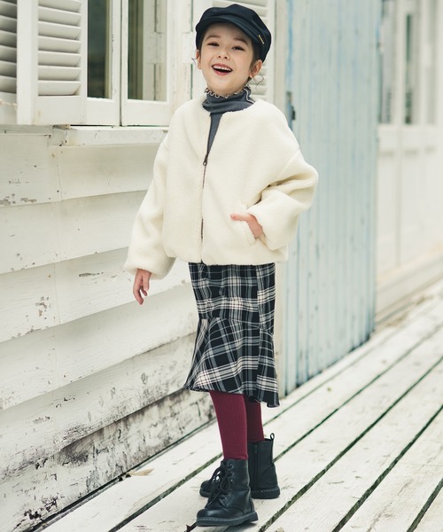 BRANSHES（ブランシェス）の「【もちもちニットソー】配色メロウ長袖Tシャツ ロンT<br>（Tシャツ/カットソー・キッズ・アイボリー/ブラウン/チャコールグレー/ピンク・140/130/100/150/110/120）」の22枚目の写真