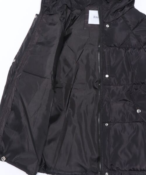 Ritzy（リッツィー）の「エコダウンボリュームジャケット（ダウンジャケット/コート・レディース・パープル/ブルー/ブラック/ホワイト・M/L/XL）」の16枚目の写真
