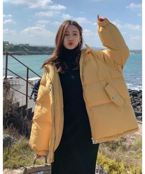 Ritzy（リッツィー）の「エコダウンボリュームジャケット（ダウンジャケット/コート・レディース・パープル/ブルー/ブラック/ホワイト・M/L/XL）」の10枚目の写真