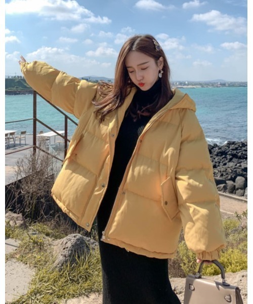 Ritzy（リッツィー）の「エコダウンボリュームジャケット（ダウンジャケット/コート・レディース・パープル/ブルー/ブラック/ホワイト・M/L/XL）」の11枚目の写真