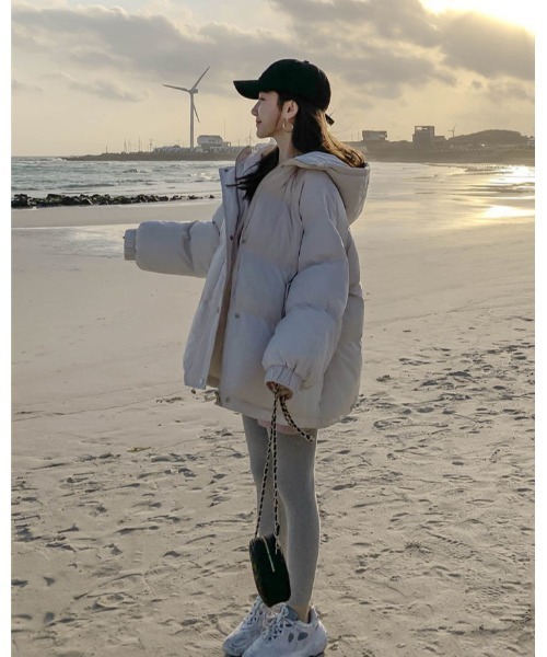 Ritzy（リッツィー）の「エコダウンボリュームジャケット（ダウンジャケット/コート・レディース・パープル/ブルー/ブラック/ホワイト・M/L/XL）」の5枚目の写真