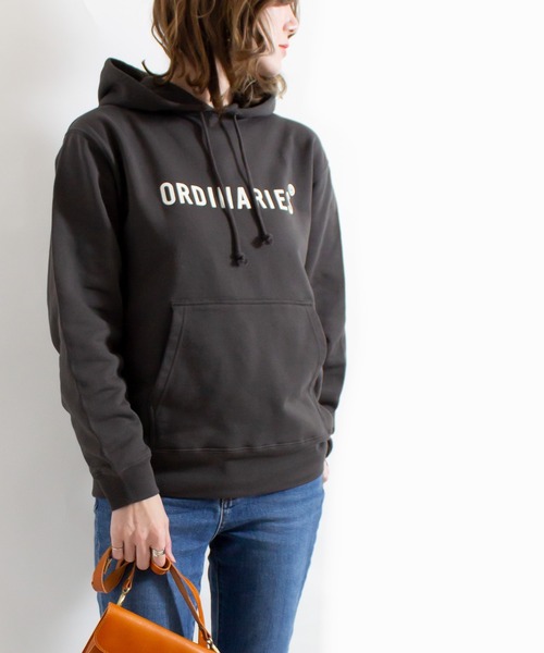 ALL ORDINARIES(オールオーディナリーズ)の「ALL ORDINARIES プルパーカー(パーカー・レディース・ネイビー/スミクロ/ナチュラル・S/M/L)」の2枚目の写真