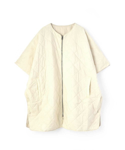 marjour（マージュール）の「PADDING PONCHO（その他アウター・レディース・テラコッタ/ホワイト系/ベージュ・M）」の17枚目の写真