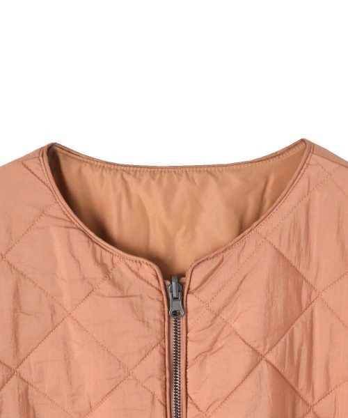 marjour（マージュール）の「PADDING PONCHO（その他アウター・レディース・テラコッタ/ホワイト系/ベージュ・M）」の15枚目の写真