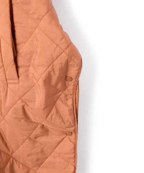 marjour（マージュール）の「PADDING PONCHO（その他アウター・レディース・テラコッタ/ホワイト系/ベージュ・M）」の21枚目の写真