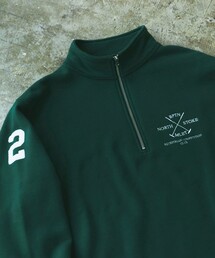 B:MING by BEAMS | B:MING by BEAMS / 裏起毛 刺繍 ハーフジップ スウェット シャツ(スウェット)