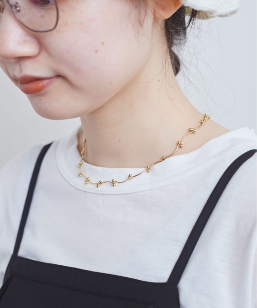 fig Ｌondon（フィグロンドン）の「chic chain　necklace（ネックレス・レディース・シルバー/ゴールド・FREE）」の5枚目の写真