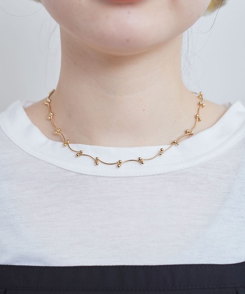 fig Ｌondon（フィグロンドン）の「chic chain　necklace（ネックレス・レディース・シルバー/ゴールド・FREE）」の6枚目の写真