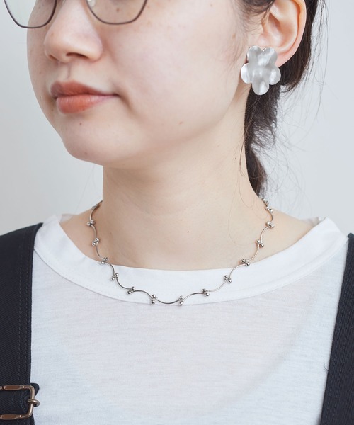 fig Ｌondon（フィグロンドン）の「chic chain　necklace（ネックレス・レディース・シルバー/ゴールド・FREE）」の4枚目の写真