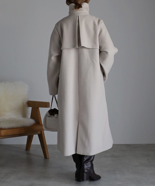 Bonjour Sagan(ボンジュールサガン)の「【2022 新作】ステンカラーアンブレラヨークコート(その他アウター・レディース・アイボリー/グレイッシュベージュ・FREE)」の15枚目の写真