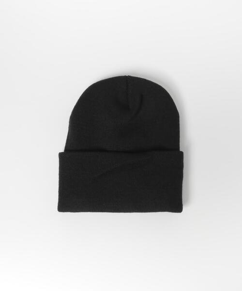 ITEMS URBANRESEARCH（アイテムズ アーバンリサーチ）の「FF Classic Knit Beanie（ニットキャップ/ビーニー・メンズ・ブルー/グレー/ブラック・-）」の2枚目の写真