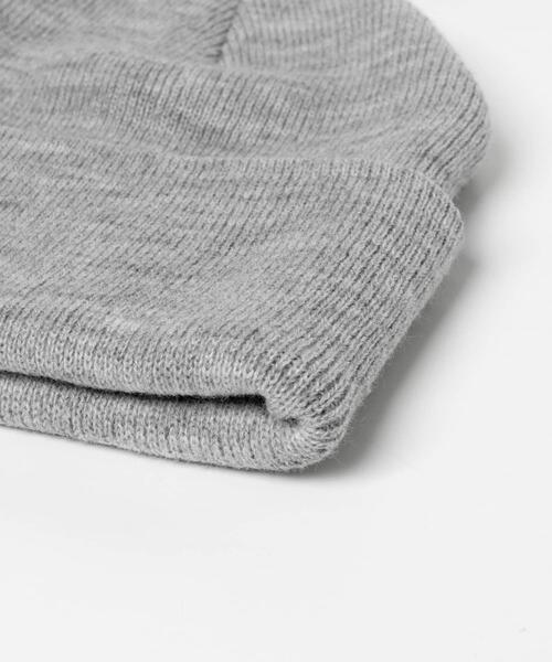 ITEMS URBANRESEARCH（アイテムズ アーバンリサーチ）の「FF Classic Knit Beanie（ニットキャップ/ビーニー・メンズ・ブルー/グレー/ブラック・-）」の7枚目の写真