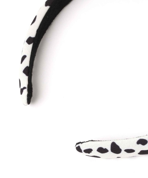 repipi armario（レピピ アルマリオ）の「ダルメカチューシャ（カチューシャ・キッズ・ホワイト×ブラック・FREE）」の4枚目の写真