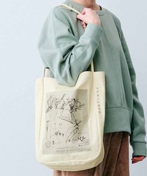 ＩＥＤＩＴ　牧野植物園×ＩＥＤＩＴ　牧野博士の描いたキダチニンドウのトートバッグ
