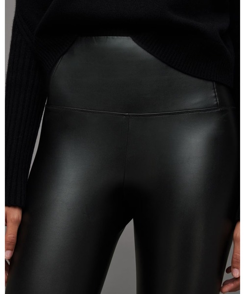 ALLSAINTS（オールセインツ）の「CORA HIGH-RISE SKINNY FIT FAUX LEGGINGS | CORA ハイライズ スキニー フィット フェイク レギンス（その他パンツ・レディース・ブラック・10/6/8/4/12）」の13枚目の写真