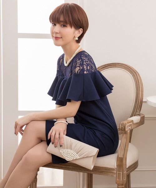 DRESS PLUS(ドレスプラス)の「パーティーバッグ パーティー バッグ(クラッチバッグ・レディース・ブラック/ピンク/ベージュ/シルバー/レッド・フリー)」の6枚目の写真