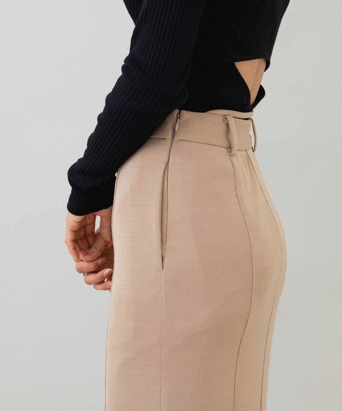 CLANE（クラネ）の「CLANE /クラネ/LOW WAIST JERSEY SKIRT 12109-6062