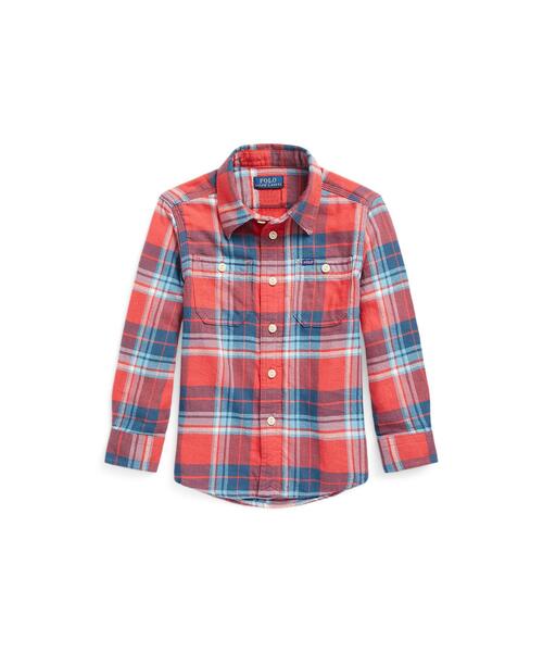 未使用 ポロラルフローレン ベルテッド ウールブレンド ツイルシャツ 羽織り 4 POLO RALPH LAUREN - aespaウィンター着用✨ラルフローレン