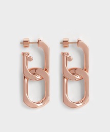 CHARLES & KEITH（チャールズ & キース）の「Gabine ガビーヌ チェーンリンクドロップピアス（ピアス（両耳用））」