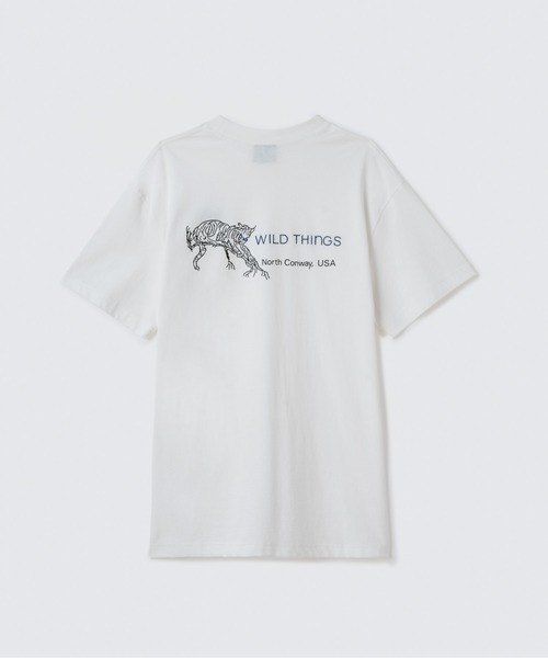 WILD THINGS（ワイルドシングス）の「【WILDTHINGS / ワイルドシングス】 WILD CAT T（Tシャツ/カットソー・メンズ・イエロー/ホワイト/ブラック/カーキ/ブルー・S/M/L/XL）」の2枚目の写真