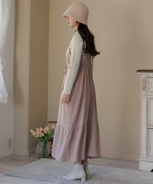 flower（フラワー）の「スパークルリブニット2（ニット/セーター・レディース・アイボリー/グリーン/ピンク・FREE）」の8枚目の写真