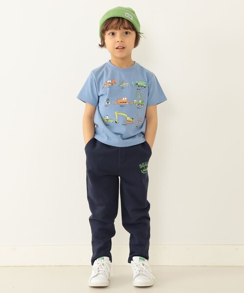 BEAMS mini（ビームスミニ）の「BEAMS mini / ワーキングカー Tシャツ 23SS（90～130cm）（Tシャツ/カットソー・キッズ・その他/オフホワイト/ブルー・130/110/120/90/100）」の12枚目の写真