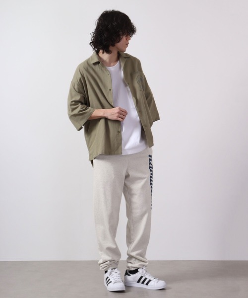 波達(NAMITATSU)(ナミタツ)の「波達(NAMITATSU) 9.7oz スタンダード スウェットパンツ(スウェットパンツ・メンズ・ブラック/オートミール/ホワイト系その他/ネイビー/杢グレー・XL/L/M)」の9枚目の写真