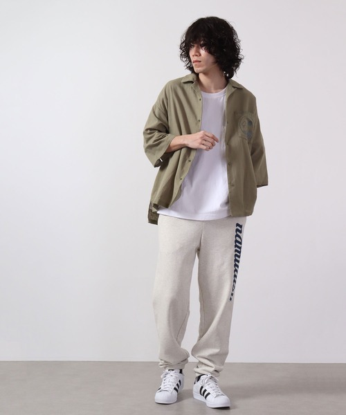 波達(NAMITATSU)(ナミタツ)の「波達(NAMITATSU) 9.7oz スタンダード スウェットパンツ(スウェットパンツ・メンズ・ブラック/オートミール/ホワイト系その他/ネイビー/杢グレー・XL/L/M)」の10枚目の写真
