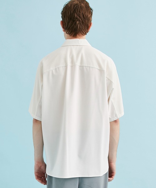 CITY TOKYO（シティトウキョウ）の「バックチェッカーショートスリーブシャツ（シャツ/ブラウス・メンズ・ダークグレー/ホワイト/ブラック・1/2）」の14枚目の写真