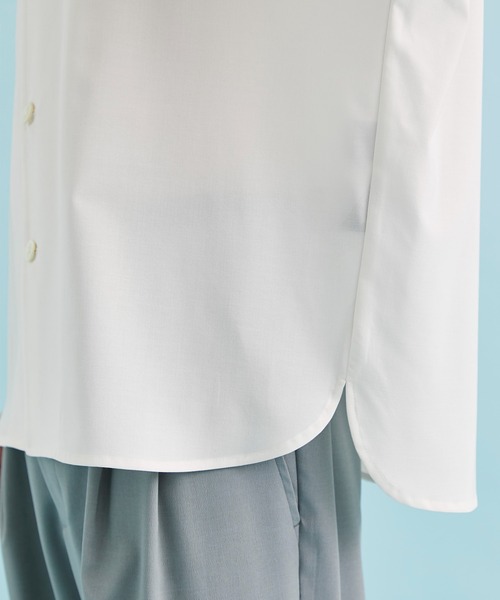 CITY TOKYO（シティトウキョウ）の「バックチェッカーショートスリーブシャツ（シャツ/ブラウス・メンズ・ダークグレー/ホワイト/ブラック・1/2）」の10枚目の写真