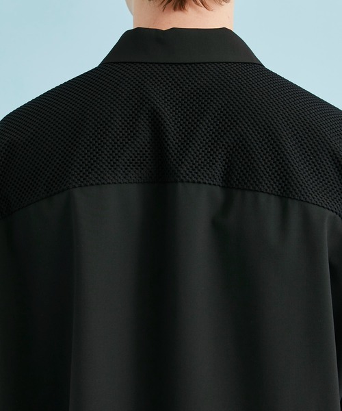 CITY TOKYO（シティトウキョウ）の「バックチェッカーショートスリーブシャツ（シャツ/ブラウス・メンズ・ダークグレー/ホワイト/ブラック・1/2）」の21枚目の写真