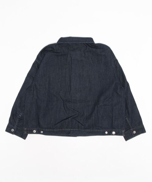 FITH(フィス)の「デニム ワイド ジャケット(その他アウター・キッズ・ネイビー・130/140)」の2枚目の写真
