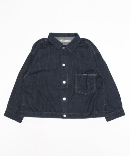 FITH(フィス)の「デニム ワイド ジャケット(その他アウター・キッズ・ネイビー・130/140)」の3枚目の写真