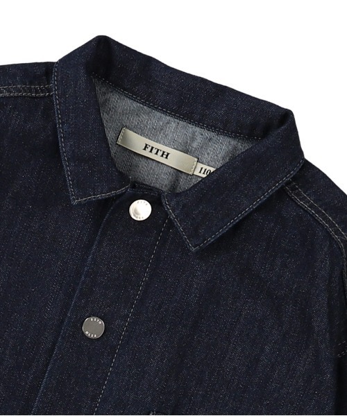 FITH(フィス)の「デニム ワイド ジャケット(その他アウター・キッズ・ネイビー・130/140)」の9枚目の写真