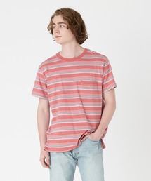 Levi's | Levi's/リーバイス LEVI'S(R) VINTAGE CLOTHING 1940'S Tシャツ MARKET レッド STRIPE(Tシャツ/カットソー)