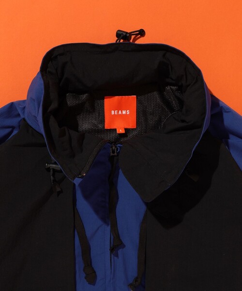 BEAMS（ビームス）の「BEAMS / 2トーン ナイロン テック ジャケット（ブルゾン・メンズ・グリーン系その他4/ブルー・S/M/L/XL）」の14枚目の写真