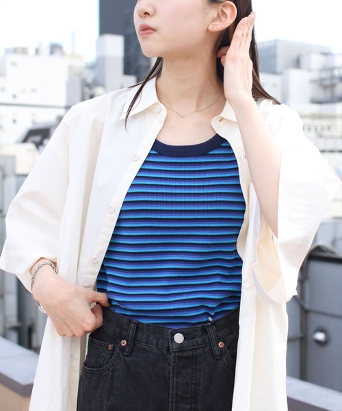 セール】THE SHINZONE/シンゾーン マルチボーダータンクトップ MULTI