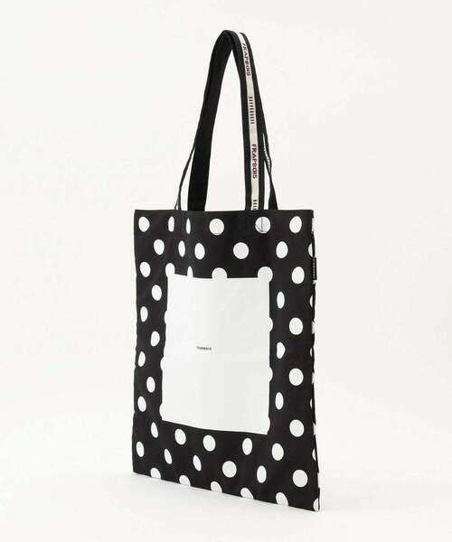 FRAPBOIS（フラボア）の「ドットロゴトート（トートバッグ・レディース・ブラック/キナリ・FREE）」の18枚目の写真