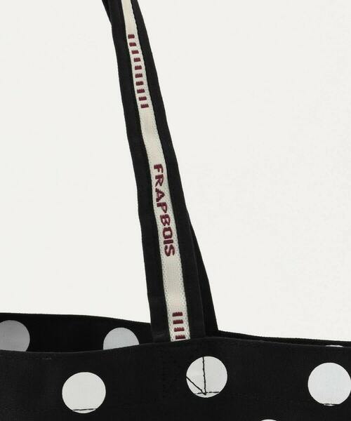 FRAPBOIS（フラボア）の「ドットロゴトート（トートバッグ・レディース・ブラック/キナリ・FREE）」の15枚目の写真