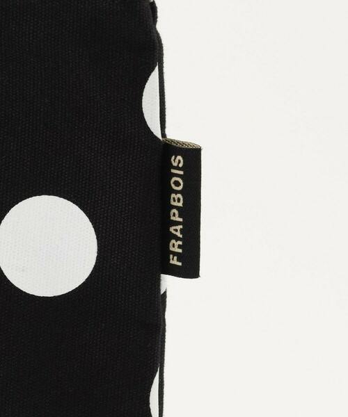 FRAPBOIS（フラボア）の「ドットロゴトート（トートバッグ・レディース・ブラック/キナリ・FREE）」の3枚目の写真