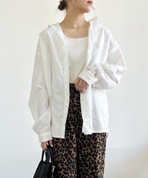 Kotoe(コトエ)の「ビッグシャツ ドロップショルダー 白シャツ ホワイト(シャツ/ブラウス・レディース・ホワイト・FREE)」の11枚目の写真