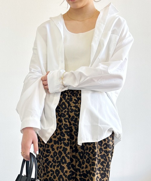 Kotoe(コトエ)の「ビッグシャツ ドロップショルダー 白シャツ ホワイト(シャツ/ブラウス・レディース・ホワイト・FREE)」の10枚目の写真