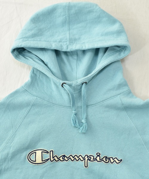 Champion（チャンピオン）の「【ヴィンテージ古着】Champion / チャンピオン フロント刺繍 ハイネック スウェットパーカー（パーカー・メンズ・ブルー・XX-LARGE）」の7枚目の写真