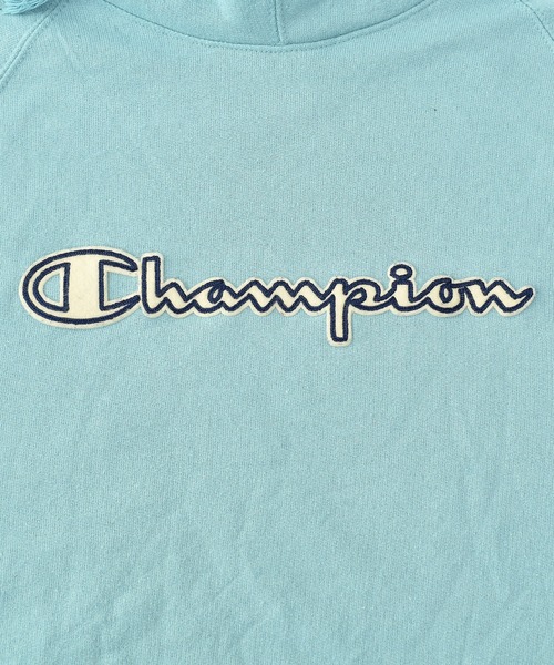 Champion（チャンピオン）の「【ヴィンテージ古着】Champion / チャンピオン フロント刺繍 ハイネック スウェットパーカー（パーカー・メンズ・ブルー・XX-LARGE）」の4枚目の写真