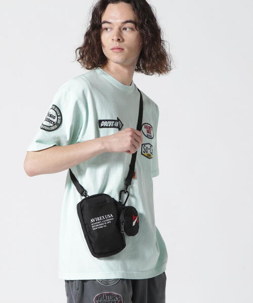 AVIREX（アヴィレックス）の「NECK HOLDER / ネック ホルダー ショルダーバッグ / マルチ ショルダーバッグ / AVIREX / アヴィレックス（ショルダーバッグ・メンズ・グリーン/ブラック/ブルー・F）」の6枚目の写真