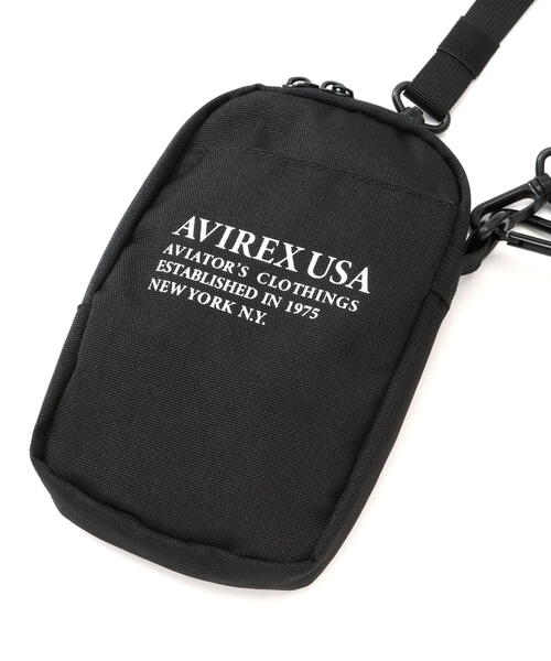 AVIREX（アヴィレックス）の「NECK HOLDER / ネック ホルダー ショルダーバッグ / マルチ ショルダーバッグ / AVIREX / アヴィレックス（ショルダーバッグ・メンズ・グリーン/ブラック/ブルー・F）」の7枚目の写真