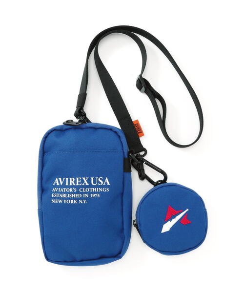 AVIREX（アヴィレックス）の「NECK HOLDER / ネック ホルダー ショルダーバッグ / マルチ ショルダーバッグ / AVIREX / アヴィレックス（ショルダーバッグ・メンズ・グリーン/ブラック/ブルー・F）」の22枚目の写真