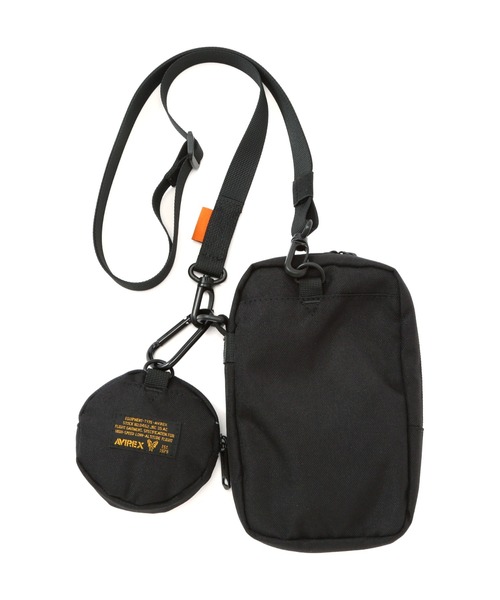 AVIREX（アヴィレックス）の「NECK HOLDER / ネック ホルダー ショルダーバッグ / マルチ ショルダーバッグ / AVIREX / アヴィレックス（ショルダーバッグ・メンズ・グリーン/ブラック/ブルー・F）」の12枚目の写真