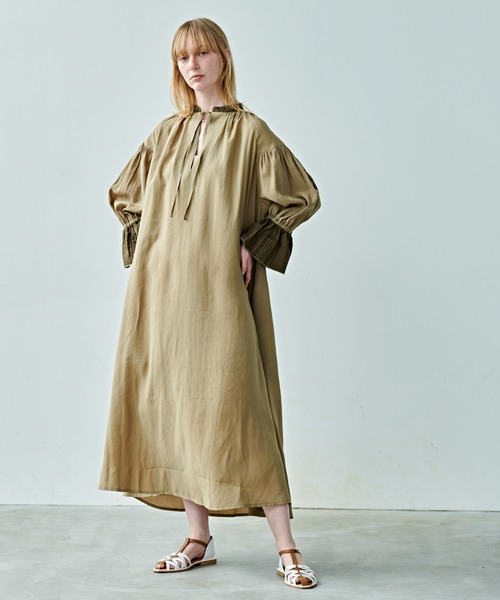 kha:ki（カーキ）の「「KHA:KI / カーキ」GATHER JQ DRESS（ワンピース