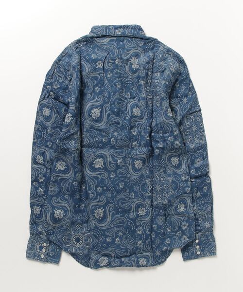 RRL（ダブル アール エル）の「スリム フィット バンダナ リネン